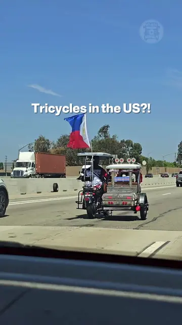 Tricycles in the US?! 🎥: @itsktinuh / TikTok WANT YOUR VIDEO FEATURED? Email yo
