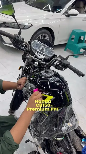Honda CB 150 Full Body PPF: Complete Paint Protection Applied honda cb 150, cb 1