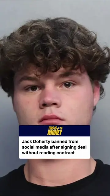 JACK DOHERTY CLAIMS HE CAN NO LONGER POST ON SOCIAL MEDIA AFTER SIGNING A CONTRA