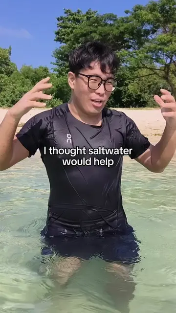 trying seawater was just another part of years of trial and error with my eczema