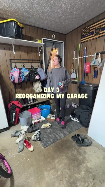 Always being a strong independent girlie #garagecleanout 