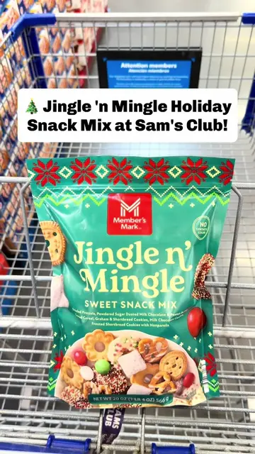 🎄 OMG! This Jingle ‘n Mingle Holiday Snack Mix is the sweetest festive treat! I