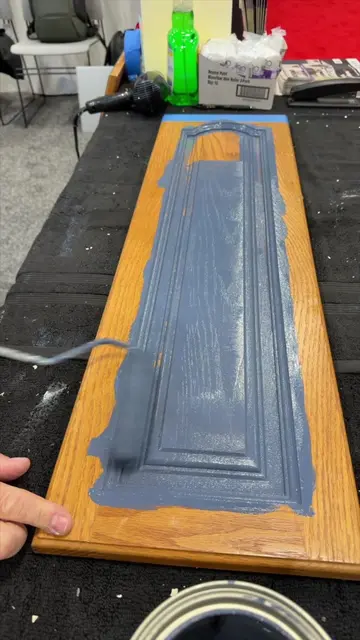 FAST Drying Cabinet Paint! #cooltools #renovation #innovation #construction #cab