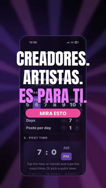 🚀 ¡Artistas y creadores, esto es para ustedes! 🎶 Crea contenido, organiza tu m