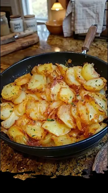 FRIED POTATOES AND ONIONS SOMETIMES THE SIMPLEST RECIPES ARE THE ONES YOU CAN'T 