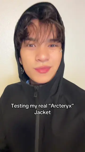 It just BEADS OFF… #viral #trend #arcteryx #rain #funny 