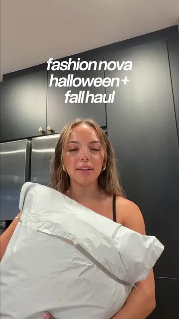 linked in my bio to shop!!! fashion nova halloween + fall clothing haul🪽🤍 @Fas
