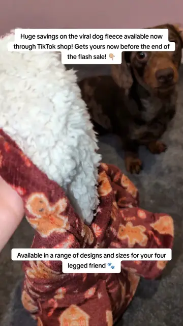 Keep your dog warm this winter ❄️ #tiktokshop #tiktokmademebuyit #dogtok #dogjum