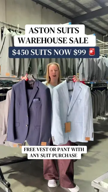 👔 MEN’S SUITS FOR JUST $99! 🔥 🚨 ASTON SUITS LIQUIDATION SALE IS ON! Everythin