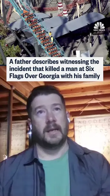 Nick Mendenhall, a father visiting Six Flags Over Georgia with his family, descr