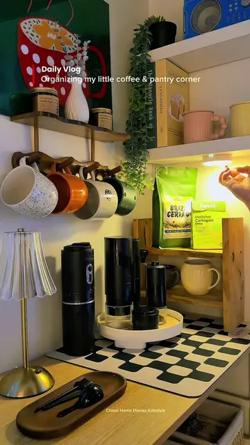 A little reset for my coffee & pantry corner ☕️🍿 #homeorganization #storageorga