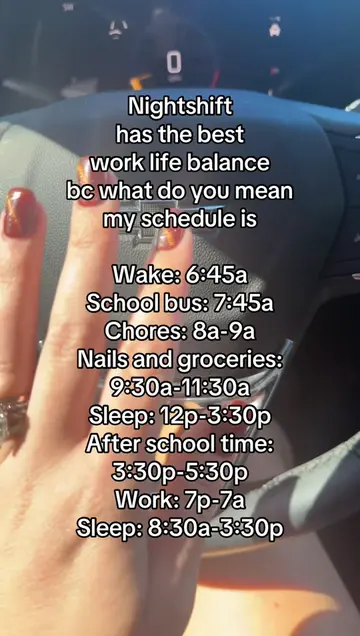 12 hr Nightshifts feel like a life hack as a mom #nightshift #iykyk #nightshiftn