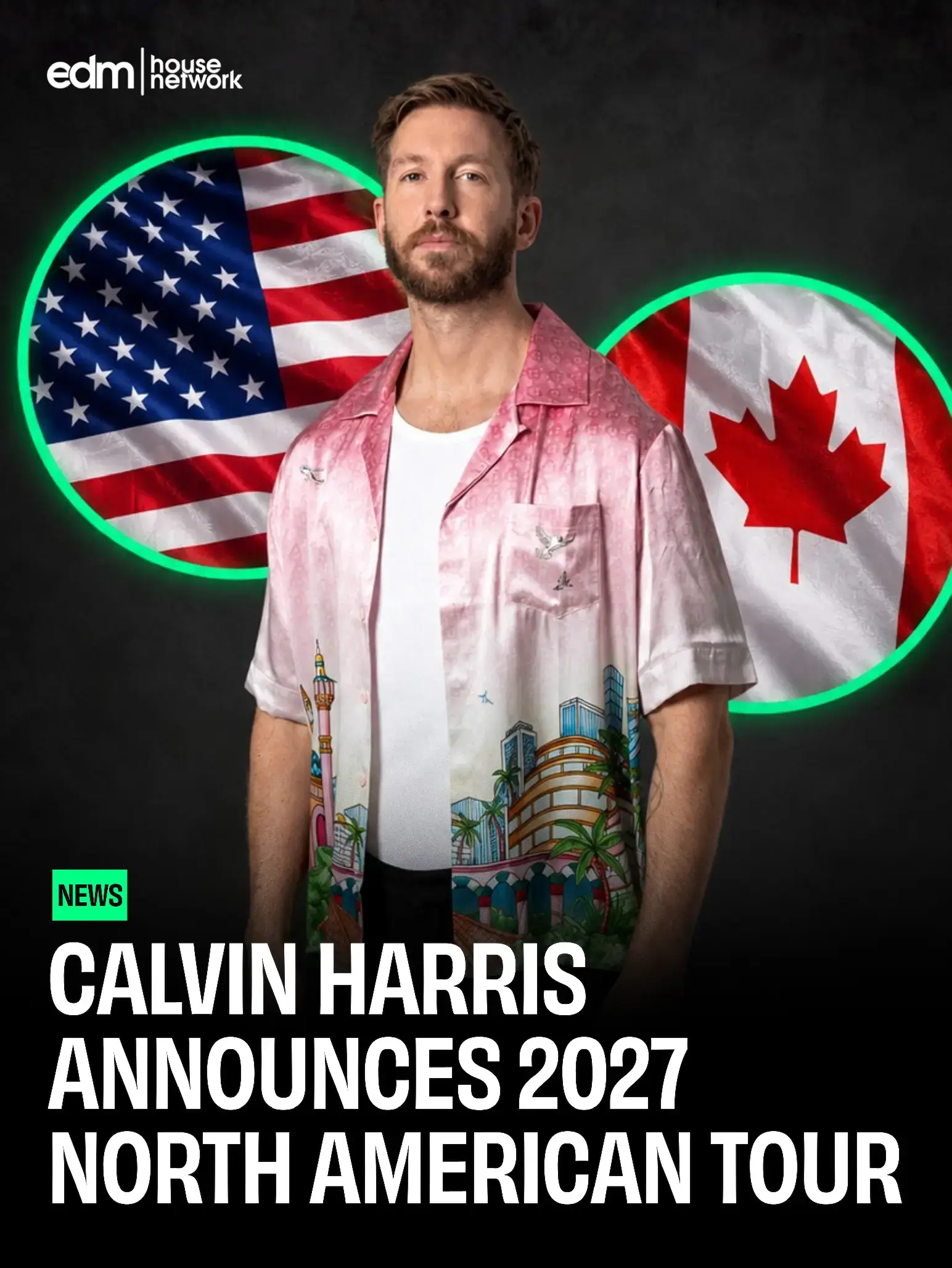 The billboards finally make sense 🔥 Calvin Harris has just announced 18 shows a