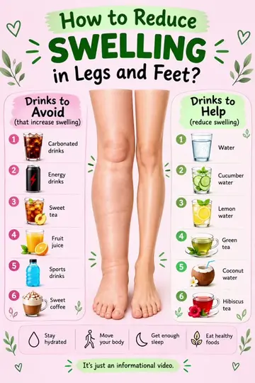 Swelling in the legs and feet can have many causes. 💗 Stay hydrated, stay activ