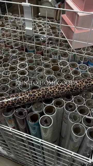 Cheetah/ leopard wrapping paper?!  #wrappingpaper #christmas2026 #homegoodsfinds