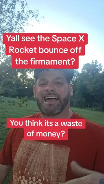 yall see the spacex rocket bounced off the firmament this morning? i got a quest