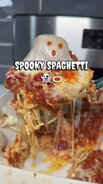 👻 Spooky Spaghetti for an easy Halloween dinner! 🎃🍝 Cook protein spaghetti ac