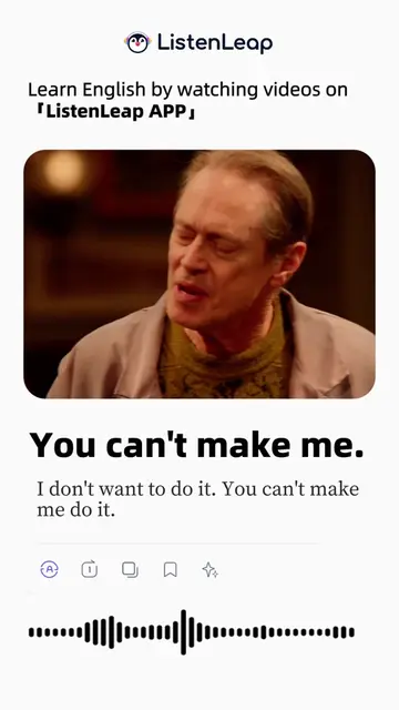 You can’t make me. #english #learnenglish #englishlesson #englishlearning #easye