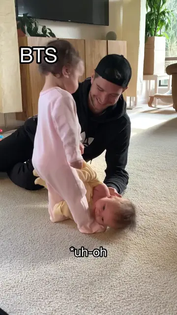 When toddler take care of newborn….😢 #baby #toddler #newborn #funnyvideo #cute 