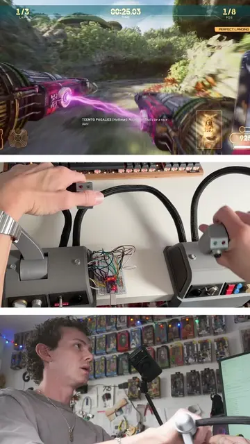 Podracer Startup Sequence using my custom made Podracing Sim Rig. More info on t