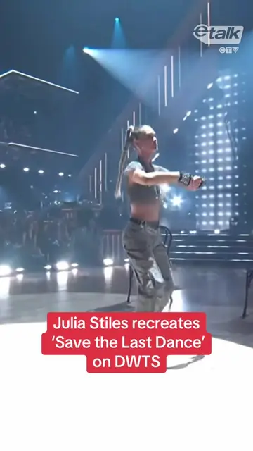 Get her to Juilliard now! 👏 Last night on 'Dancing with the Stars' Julia Stiles