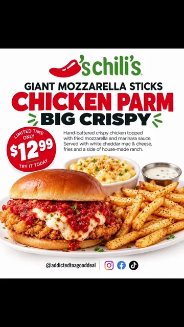 🌶️🍗 Chili’s is taking crispy chicken to a whole new level! 🔥 Meet the Chicken