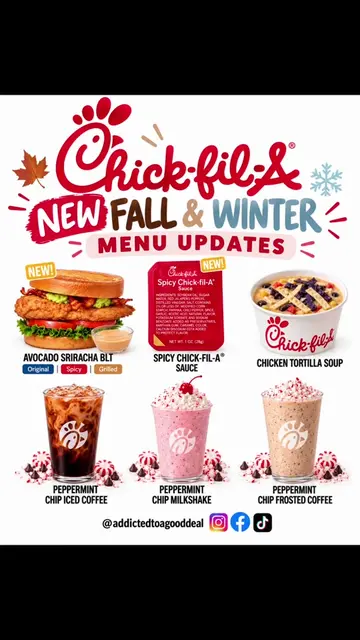 🐔🍂❄️ Chick-fil-A fans, get excited! ❤️ Something delicious could be coming to 
