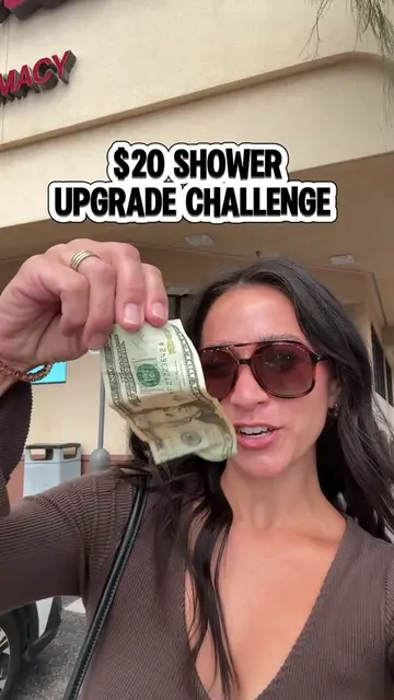 $20 bucks. 60 seconds. One shower upgrade. 🛒⏱️ CHALLENGE ACCEPTED! See how much