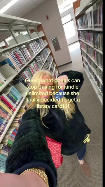 The smartest girl ever!!! #kindle #libby #library #reading #BookTok 
