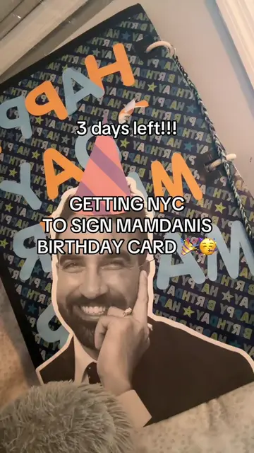 Lemme know where you'd like for it to go!!! #happybirthdaymistermayor #mamdani @