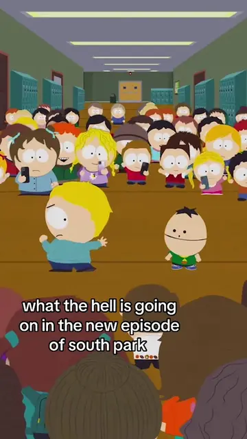 ike is getting mogged in the hallway😭😭✌️✌️ #ikebroflovski #southpark #kylebrof