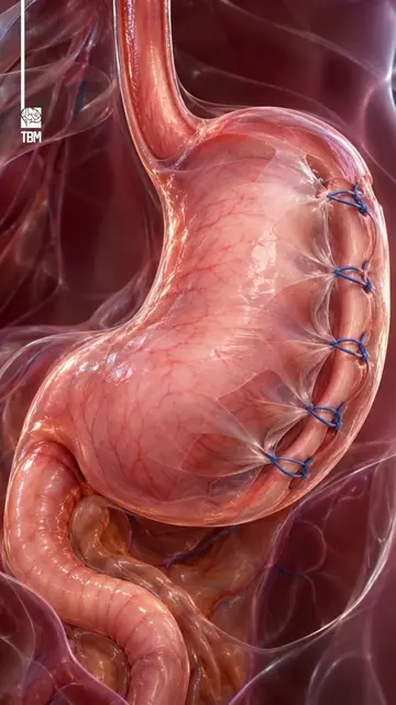 Shrinking the Stomach - Endoscopic sleeve gastroplasty uses internal stitches to