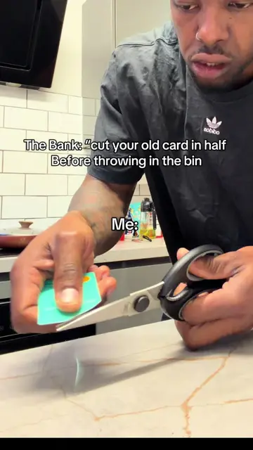 Cutting your debit or credit card in half or even quarters doesn’t do it for me!