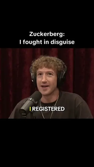 Mark Zuckerberg fought in disguise. He told Joe Rogan he signed up for a jiu-jit