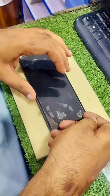 V40 Uv glass Liquid uv Tempered Glass Installation #viral #shorts #trending #asm