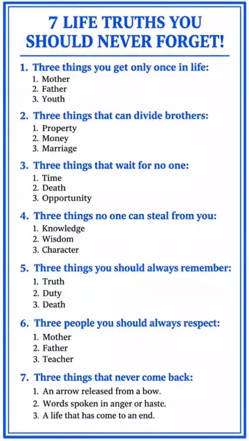 #creatorsearchinsights #goodadviceaboutlife  🧠 7 LIFE TRUTHS YOU SHOULD NEVER F