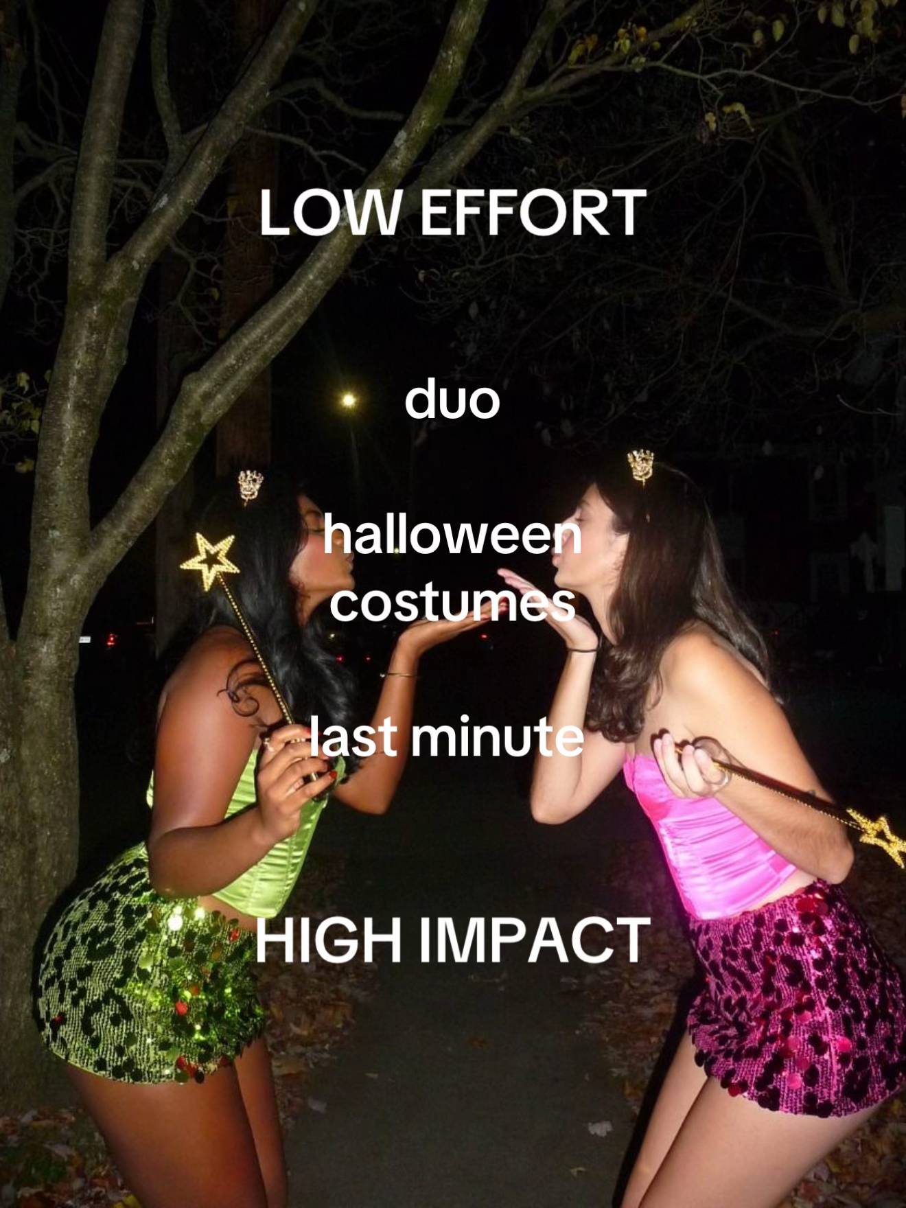 Last minute, low effort but high impact halloween costumes for the duos and best