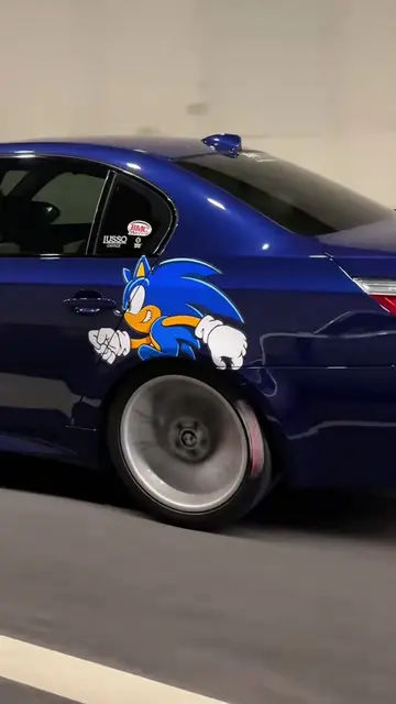 Custom car decals#fyp #viral #caraccessories #cargadgets #carsoftiktok #sonic #c
