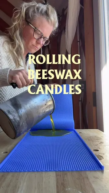 Shop our non-toxic 100% raw beeswax candle rolling kits in TT Shop or directly f