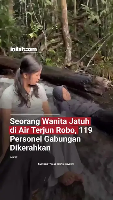 Korban bernama Windy Rahma Putri (25) yang dilaporkan tergelincir dan hanyut pad