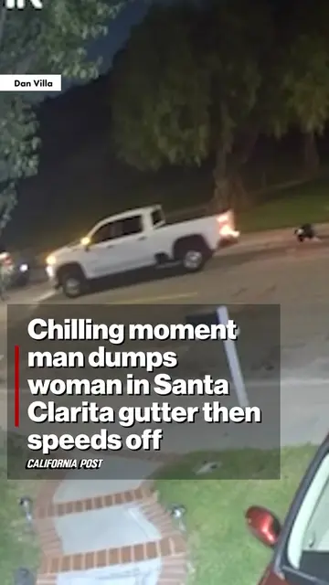 Shocking video shows the moment a driver dumped a highly intoxicated woman on th