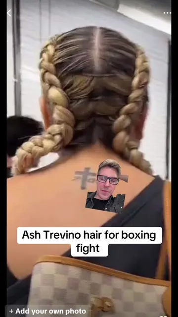 #ashtrevino  hair for boxing match 