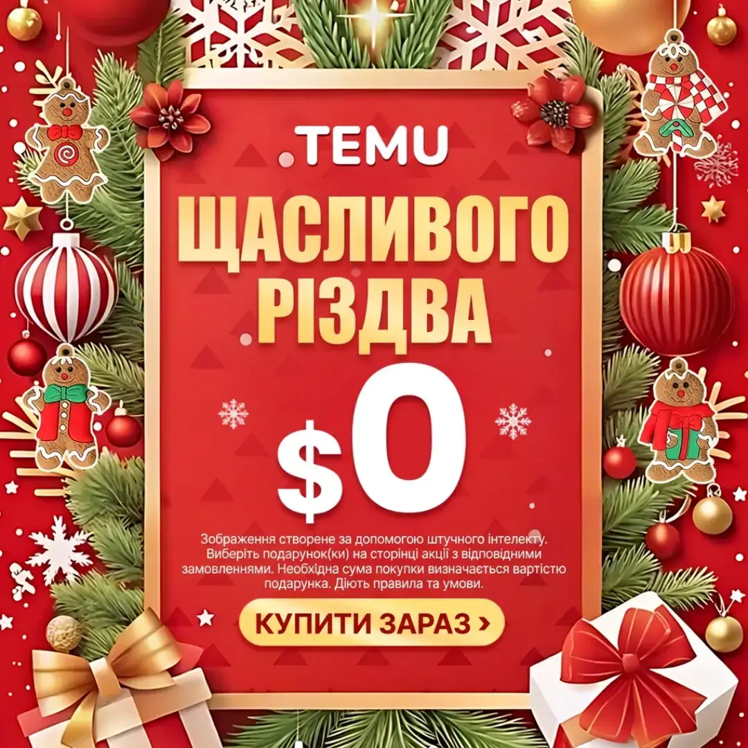 🛒Купуйте на TEMU та насолоджуйтесь якісними товарами і неймовірними знижками🛍️