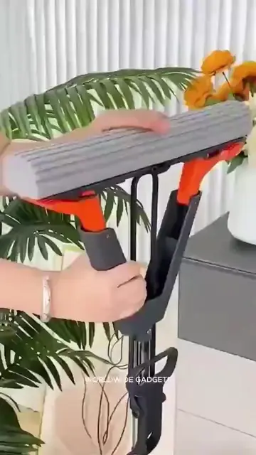 ✨ SPONGE FLOOR CLEANING MOP – CLEAN SMARTER, NOT HARDER! 🧼🏡 Say goodbye to stu