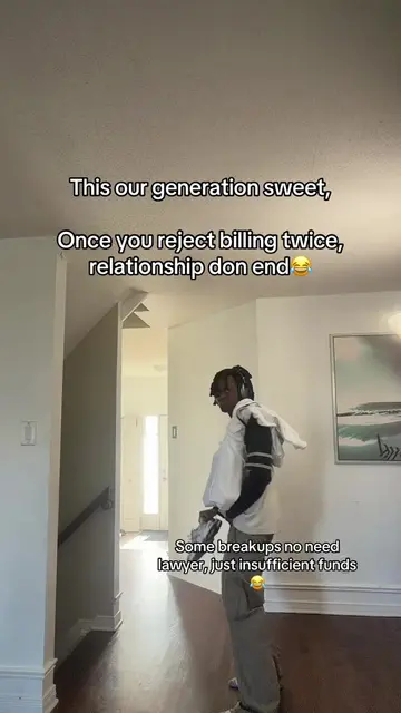 Some breakups no need lawyer, just insufficient funds 😂 #b_banji 