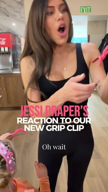 Our QUEEN @Jessi Draper reaction to our NEW GRIP CLIP! You heard her, it’s NEEDE