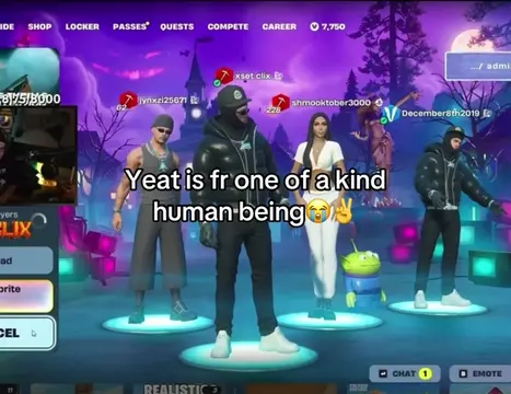 This was genuinely the greatest stream of all time #yeat #yeattok #fortnite #cli