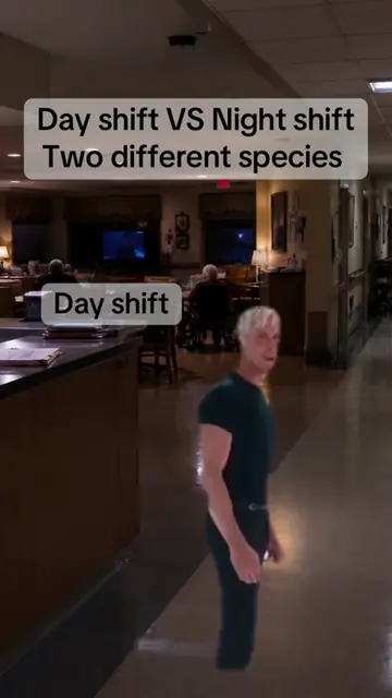 #relateable #nightshift #dayshift #workhumor #caregiverlife 