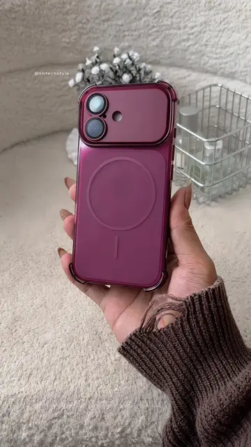 this wine red shockproof case ✨ #iphonecase #phonecase #caseforiphone #phoneacce