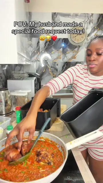 POV: My husband requested rice, beans and stew today, and as a loving wife, who 
